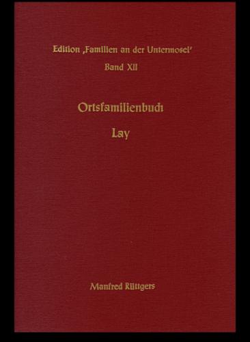 Ortsfamilienbuch Lay 1694-1970 
