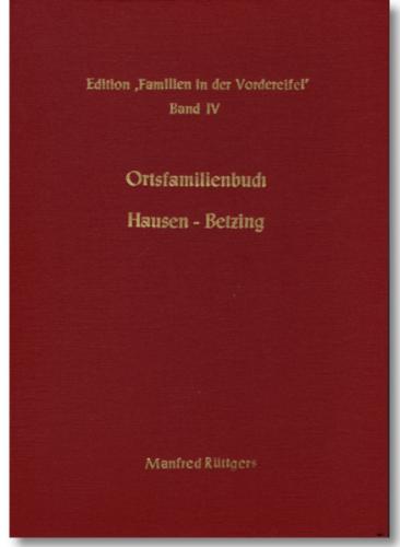 Ortsfamilienbuch Hausen und Betzing 1735-1970 