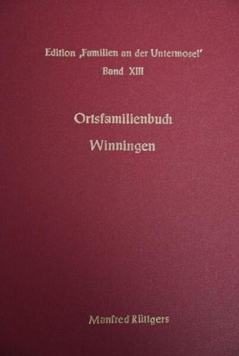 Ortsfamilienbuch Winningen 1798 – 1993 