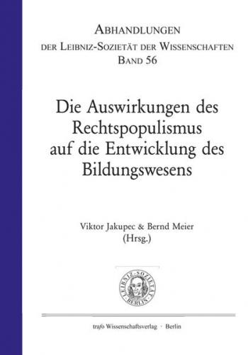 Die Auswirkungen des Rechtspopulismus auf die Entwicklung des Bildungswesens 