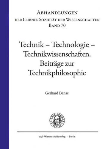 Technik - Technologie - Technikwissenschaften 
