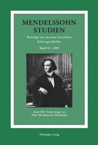 Mendelssohn-Studien 15 