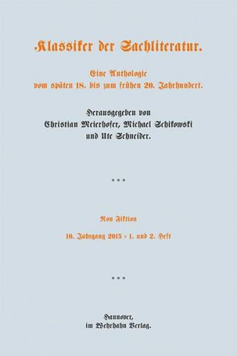 Non Fiktion. Arsenal der anderen Gattungen 