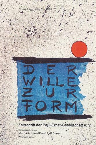Der Wille zur Form 