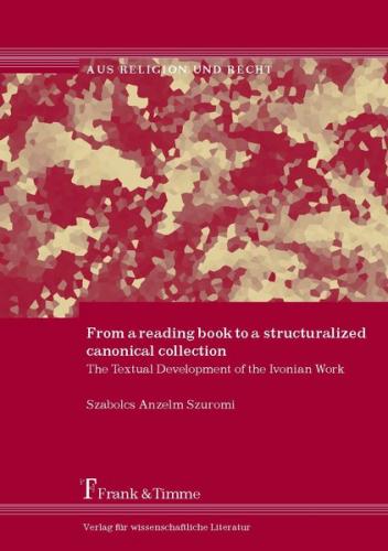 From a reading book to a structuralized canonical collection 