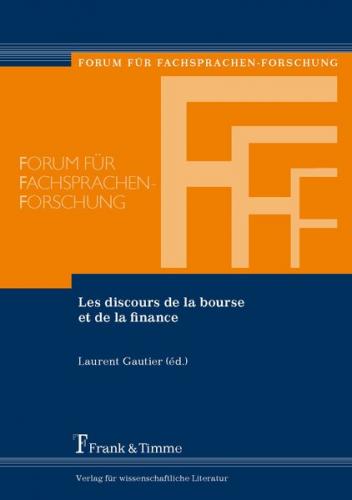 Les discours de la bourse et de la finance 
