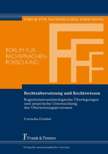 Rechtsübersetzung und Rechtswissen 