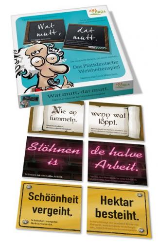 Wat mutt, dat mutt - Das Plattdeutsche Weisheitenspiel 