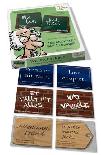 Wä läv, hät Räsch. Das Rheinische Weisheiten-Spiel 