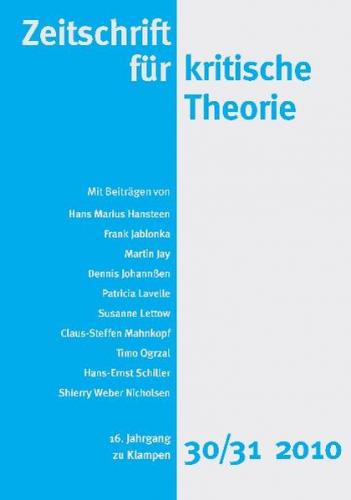 Zeitschrift für kritische Theorie / Zeitschrift für kritische Theorie, Heft 30/31 