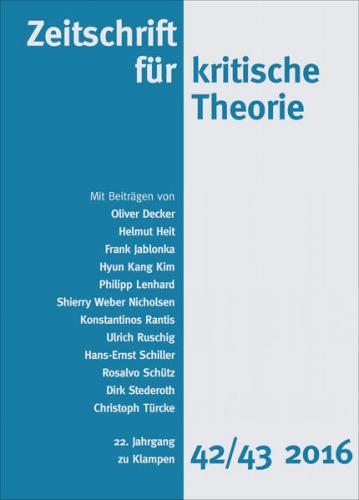 Zeitschrift für kritische Theorie / Zeitschrift für kritische Theorie, Heft 42/43 (Ebook - EPUB) 