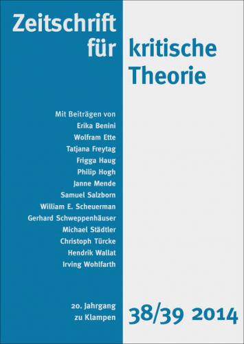 Zeitschrift für kritische Theorie / Zeitschrift für kritische Theorie, Heft 38/39 (Ebook - Mobi) 
