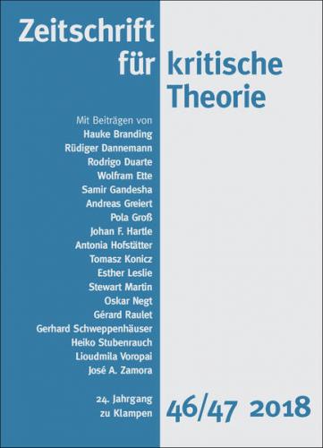 Zeitschrift für kritische Theorie / Zeitschrift für kritische Theorie, Heft 46/47 (Ebook - EPUB) 
