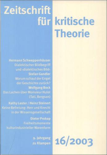Zeitschrift für kritische Theorie / Zeitschrift für kritische Theorie, Heft 16 (Ebook - pdf) 