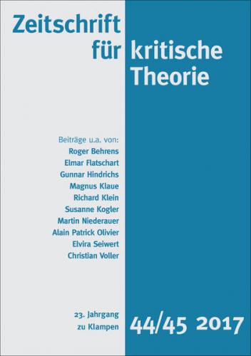 Zeitschrift für kritische Theorie / Zeitschrift für kritische Theorie, Heft 44/45 (Ebook - pdf) 