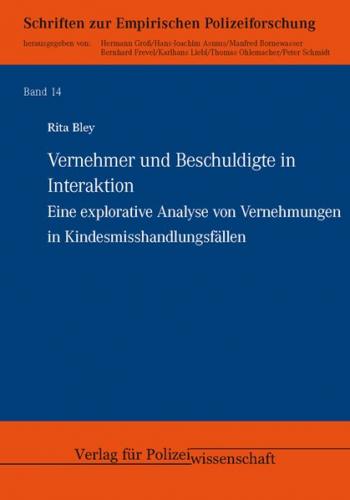 Vernehmer und Beschuldigte in Interaktion 