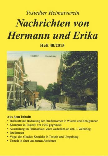 Nachrichten von Hermann und Erika + Register 1981-2015 