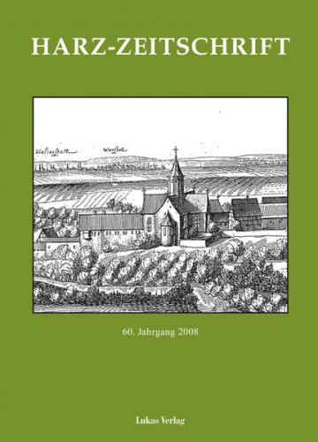 Harz-Zeitschrift für den Harz-Verein für Geschichte und Altertumskunde / Harz-Zeitschrift für den Harz-Verein für Geschichte und Altertumskunde 