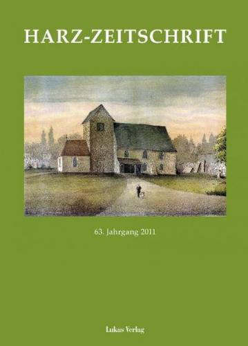 Harz-Zeitschrift für den Harz-Verein für Geschichte und Altertumskunde / Harz-Zeitschrift für den Harz-Verein für Geschichte und Altertumskunde 