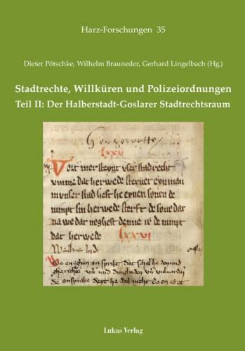 Stadtrechte, Willküren und Polizeiordnungen (Ebook - pdf) 