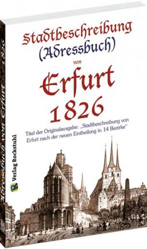 Stadtbeschreibung (Adressbuch) der Stadt Erfurt 1826 