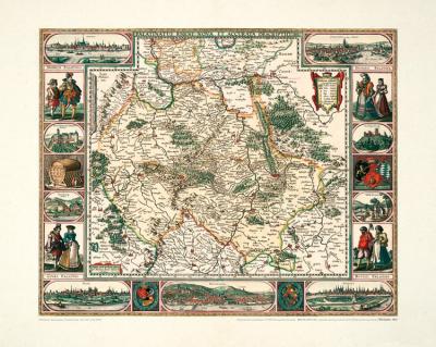 Historische Karte: Rheinpfalz, 1652 (Plano) 