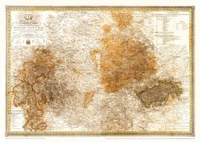 General-Charte von dem Großherzogtum Weimar-Eisenach 1817 
