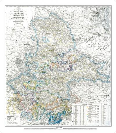 General-Karte der Provinz Sachsen, 1870/71 [Plano] 