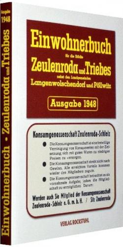 Adressbuch - Einwohnerbuch für die Städte Zeulenroda und Triebes 1948 