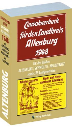 Einwohnerbuch Adressbuch für den Landkreis ALTENBURG 1948 
