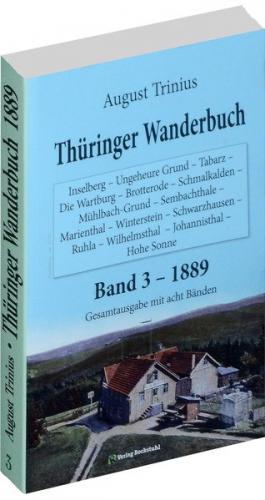 Thüringer Wanderbuch 1889- Band 3 (von 8) 