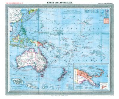 General-Karte von Australien und der Südsee, 1903 [gerollt] 