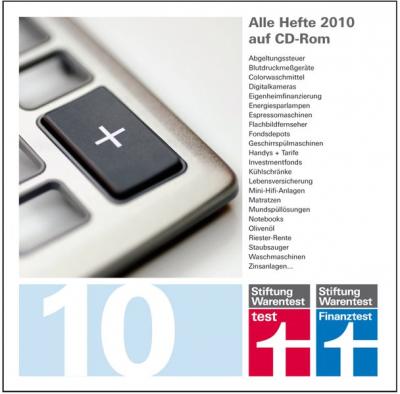 Test und Finanztest Archiv CD-ROM 2010 (Audio-Mp3) 