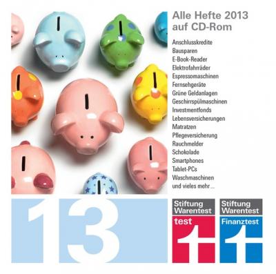 test und Finanztest Archiv CD-Rom 2013 (Audio-Mp3) 