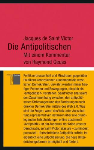 Die Antipolitischen 