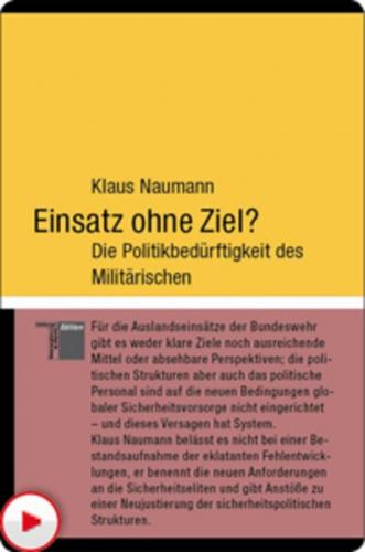 Einsatz ohne Ziel? (Ebook - pdf) 