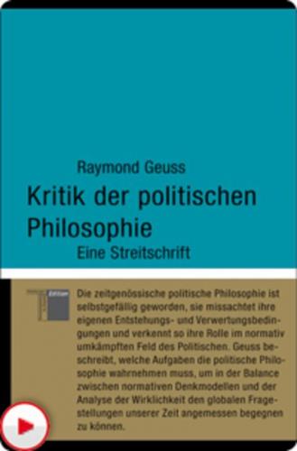 Kritik der politischen Philosophie (Ebook - pdf) 