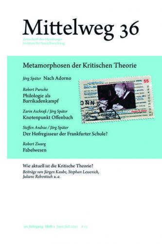 Metamorphosen der Kritischen Theorie 