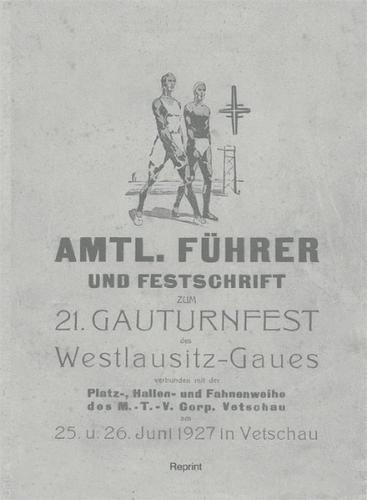 Amtlicher Führer zum 21. Gauturnfest des Westlausitz-Gaues 