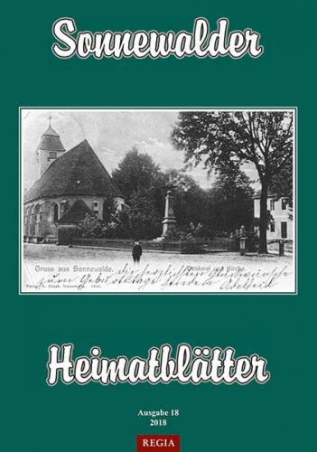 Sonnewalder Heimatblätter 2018 