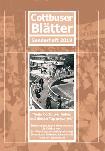 Cottbuser Blätter Sonderheft 2019 