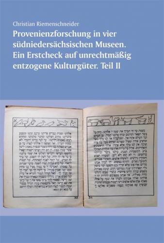 Provenienzforschung in vier südniedersächsischen Museen. 