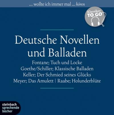 Deutsche Novellen - ausgewählte Novellen und Balladen (Audio-CD) 