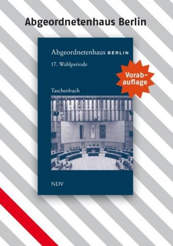 Sonderausgabe Abgeordnetenhaus von Berlin 17. Wahlperiode 
