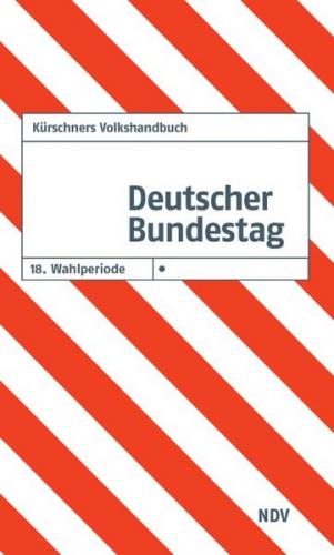 Kürschners Volkshandbuch Deutscher Bundestag 18. Wahlperiode 