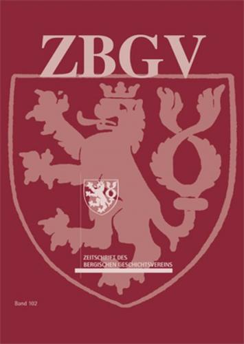 Zeitschrift des Bergischen Geschichtsvereins, Band 102 (2008–2009) 