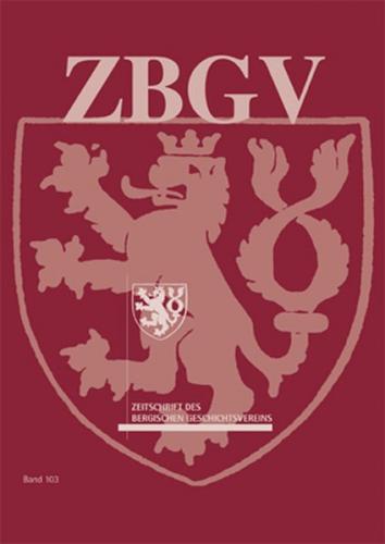 Zeitschrift des Bergischen Geschichtsvereins, Band 103 (2010–2011) 