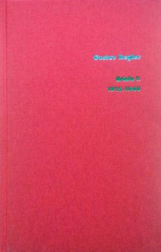 Briefe 1: 1915-1940 