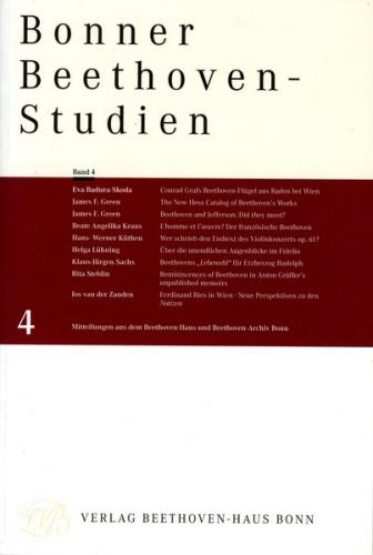 Bonner Beethoven-Studien 