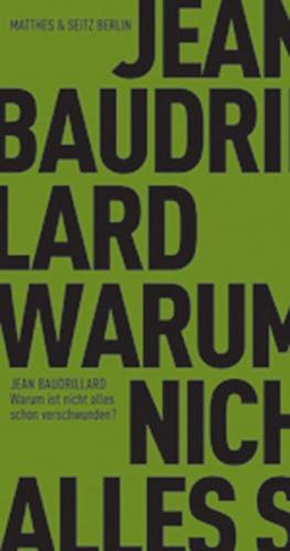 Warum ist nicht alles schon verschwunden? (Ebook - pdf) 